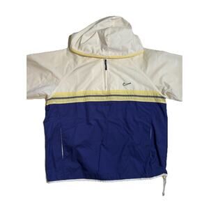 Vintage Nike Windbreaker Jacket Womens Medium Nylon‎ 90s Hiphop Black Tag